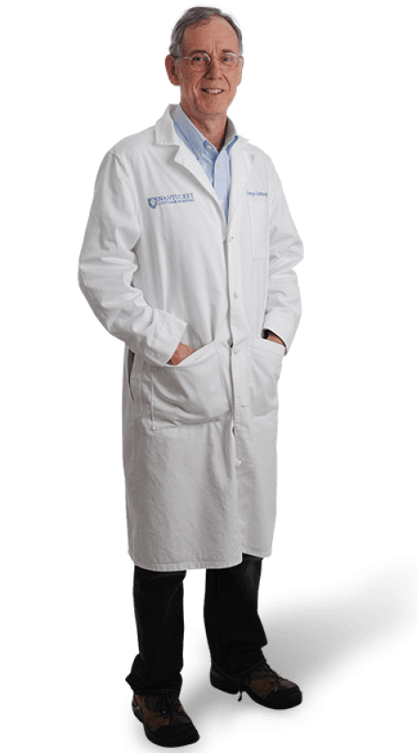 doctor standing center