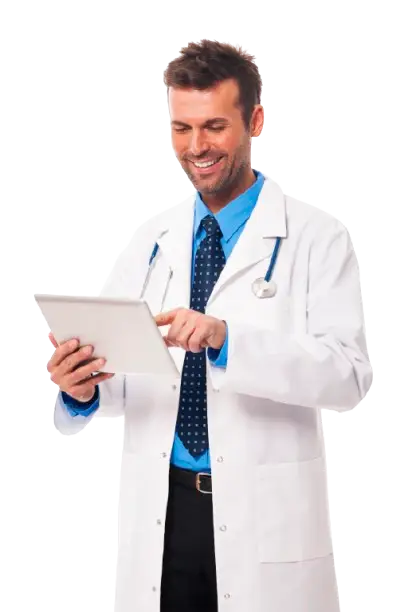 medical doctor working